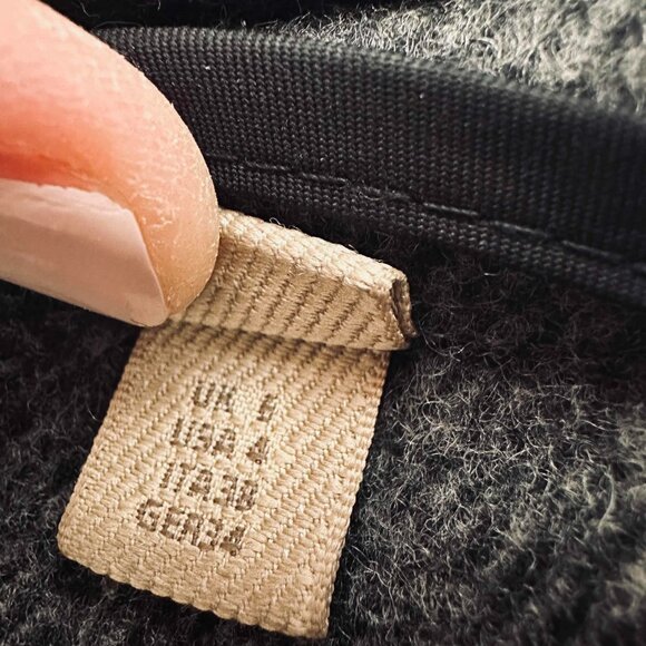 Authentic BURBERRY Brit Line Fur and hooded Wool Coat • size 4 - Picture 5 of 6